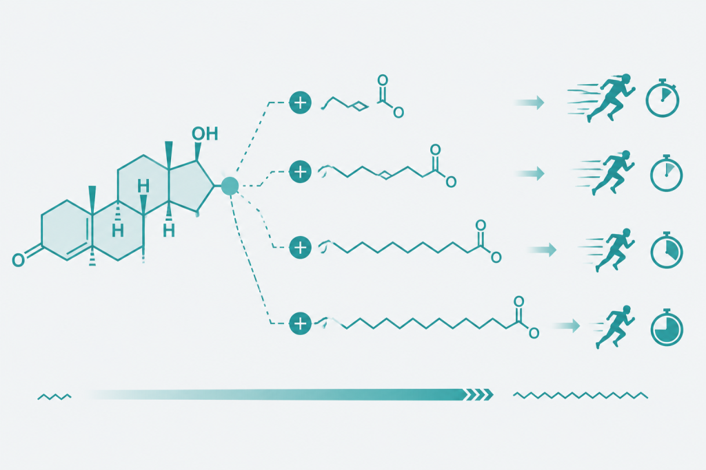 What Are Steroid Esters and Why Do They Change Half-Life?